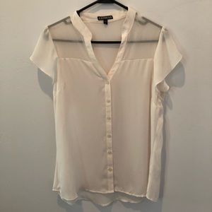 Express White Shirt Sz Small